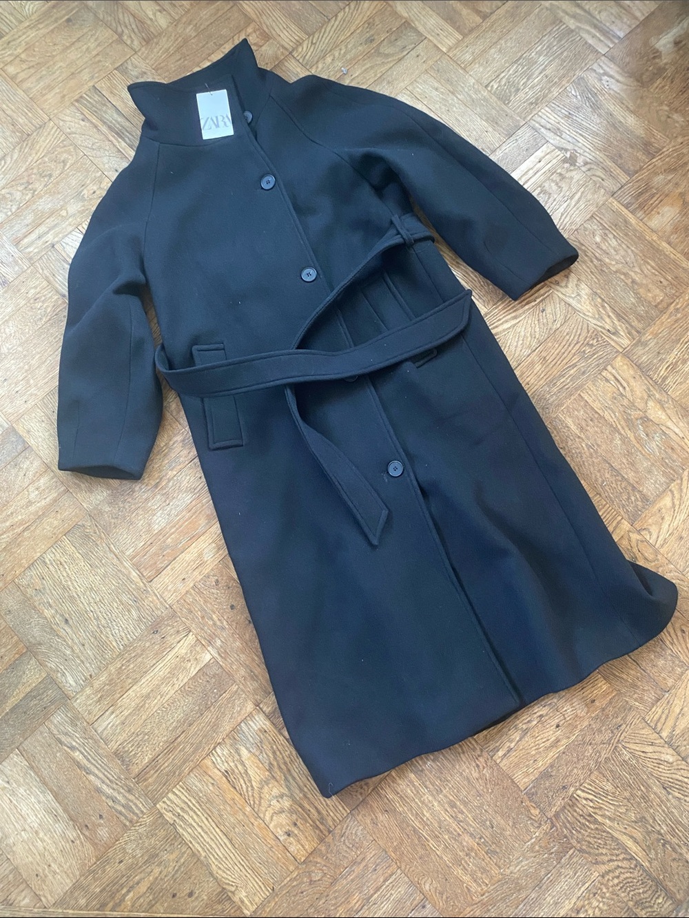 Zara coat size Medium wool blend coat